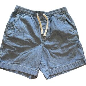 J. Crew Dock Chambray Shorts with Elastic Waist and Drawstring Size XS